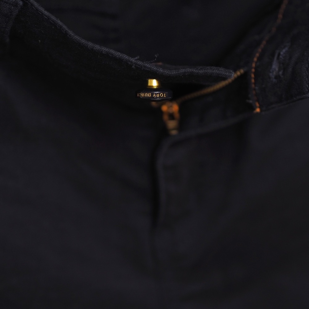 Tory Burch | navy cotton blend pants size 30 - Picture 5 of 7